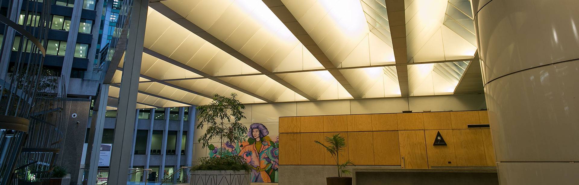 The Alto IP proved to be the ideal high power LED strip to illuminate this monolithic architectural canopy.