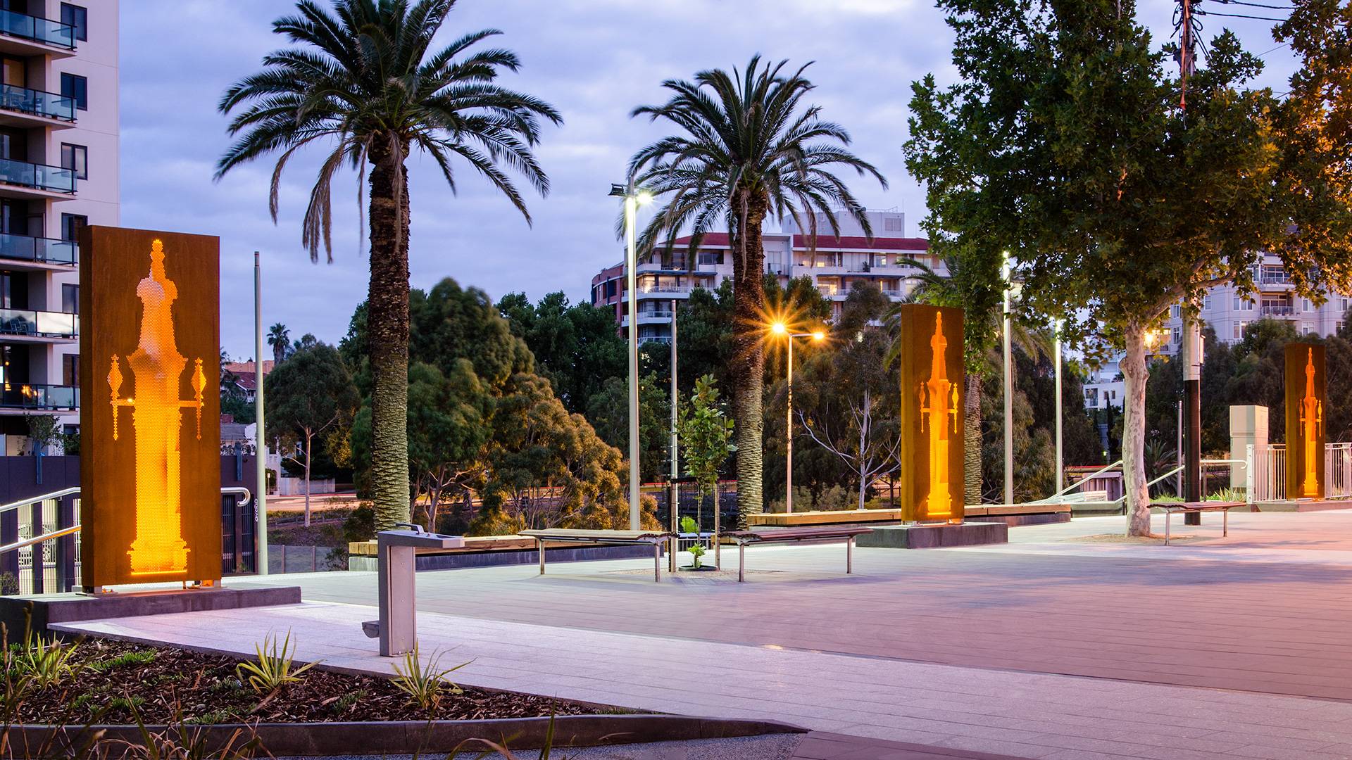 A popular route and gateway to Chapel Street, the park on Church Street, South Yarra, has undergone a face-lift. The area has long been a popular destination for shopping and dining