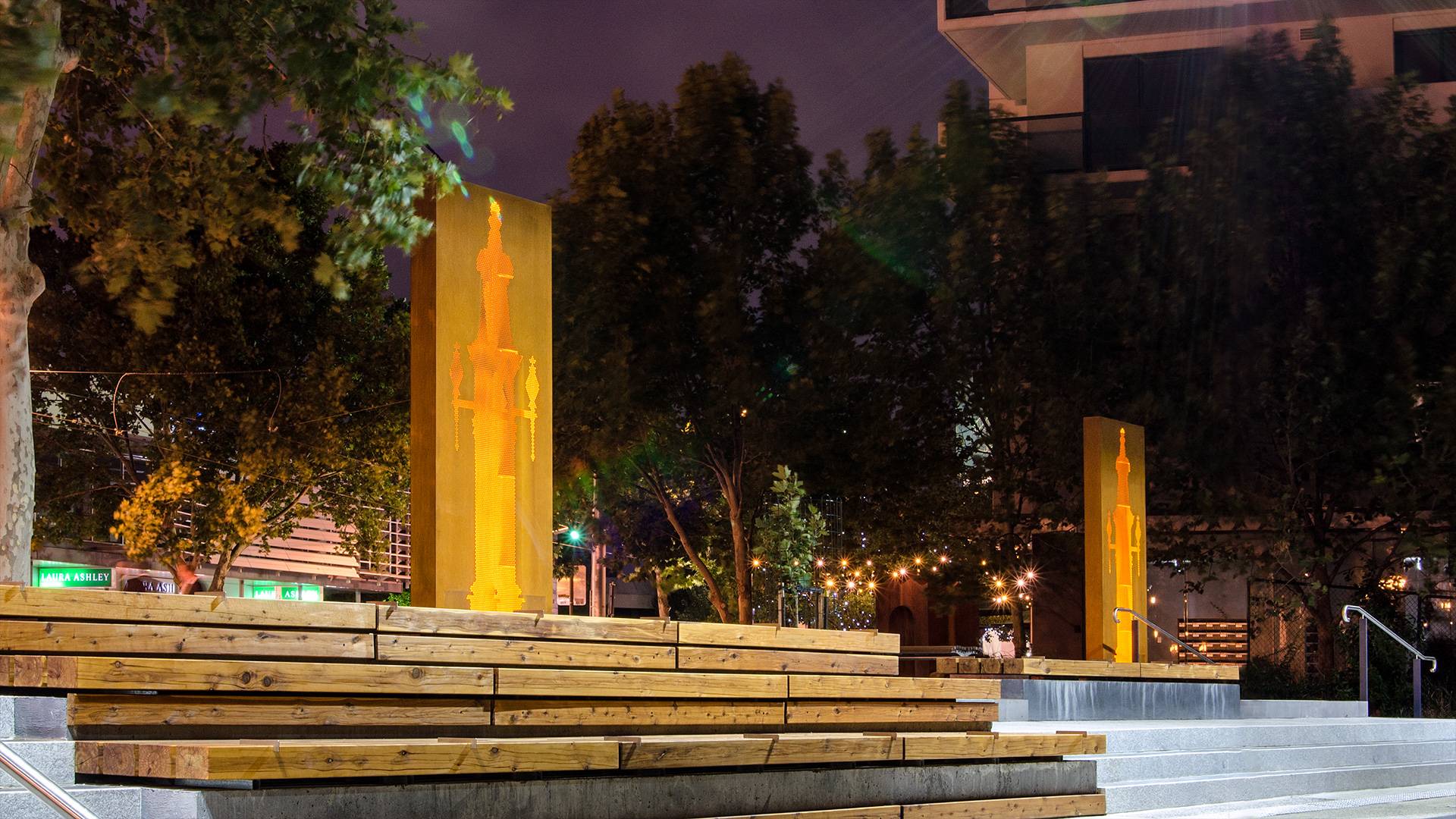 A popular route and gateway to Chapel Street, the park on Church Street, South Yarra, has undergone a face-lift. The area has long been a popular destination for shopping and dining