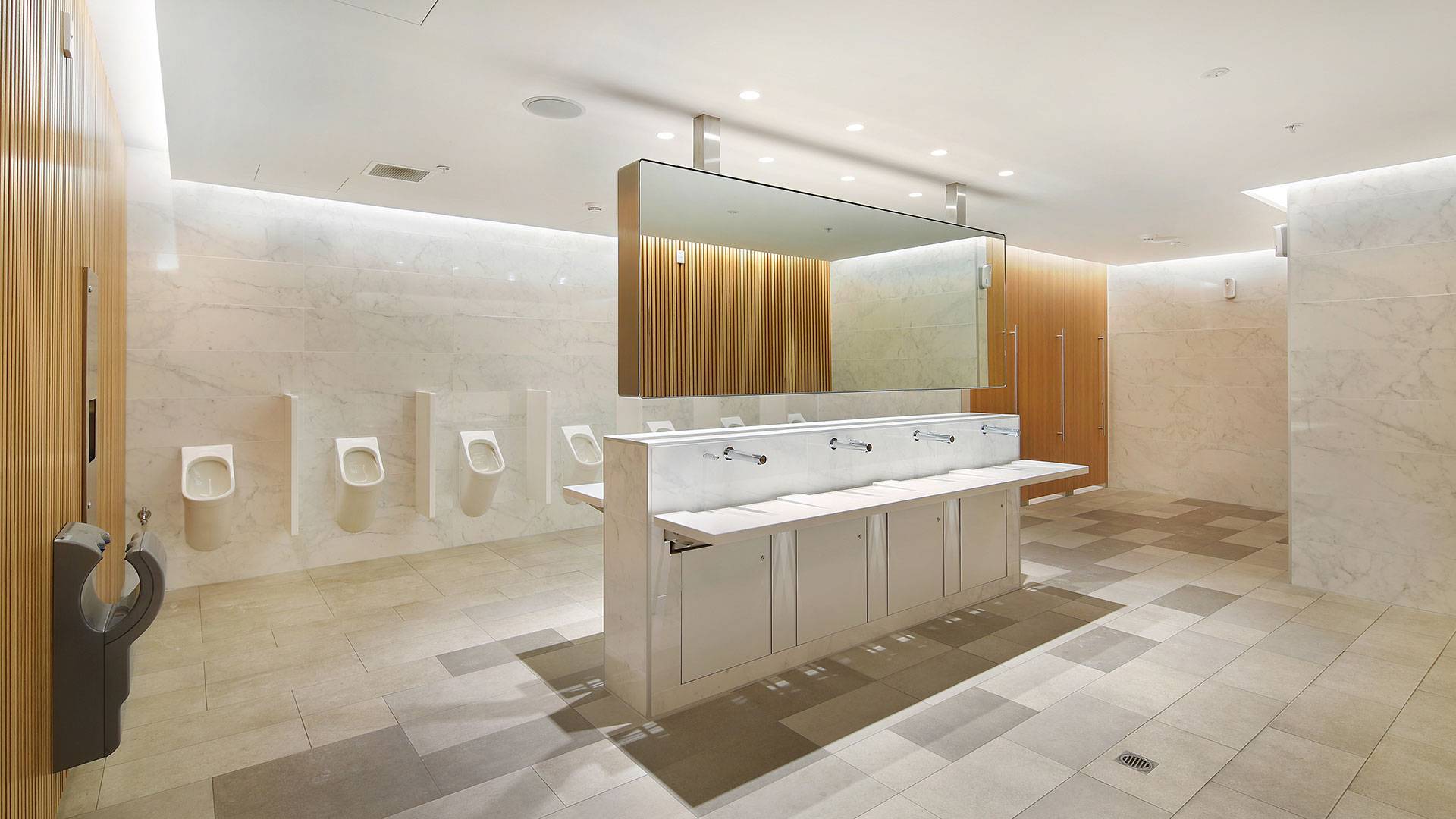 Primo LED strip in application, installed in the Eastland Shopping Centre Amenities. 