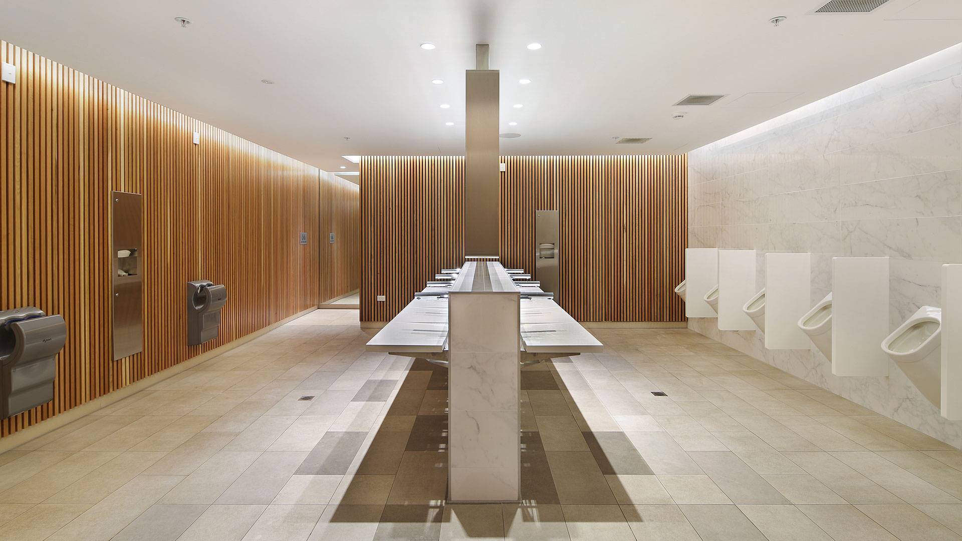 Primo LED strip in application, installed in the Eastland Shopping Centre Amenities. 