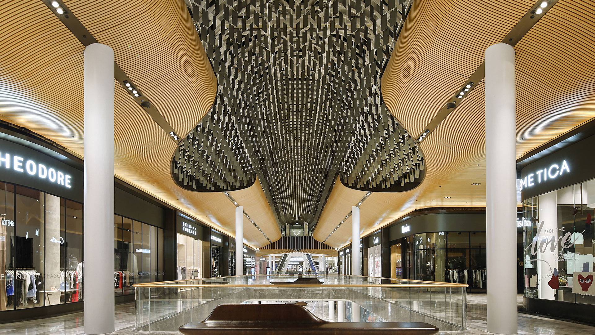 Multo versatile, compact LED strip in application, installed in Eastland Shopping Centre