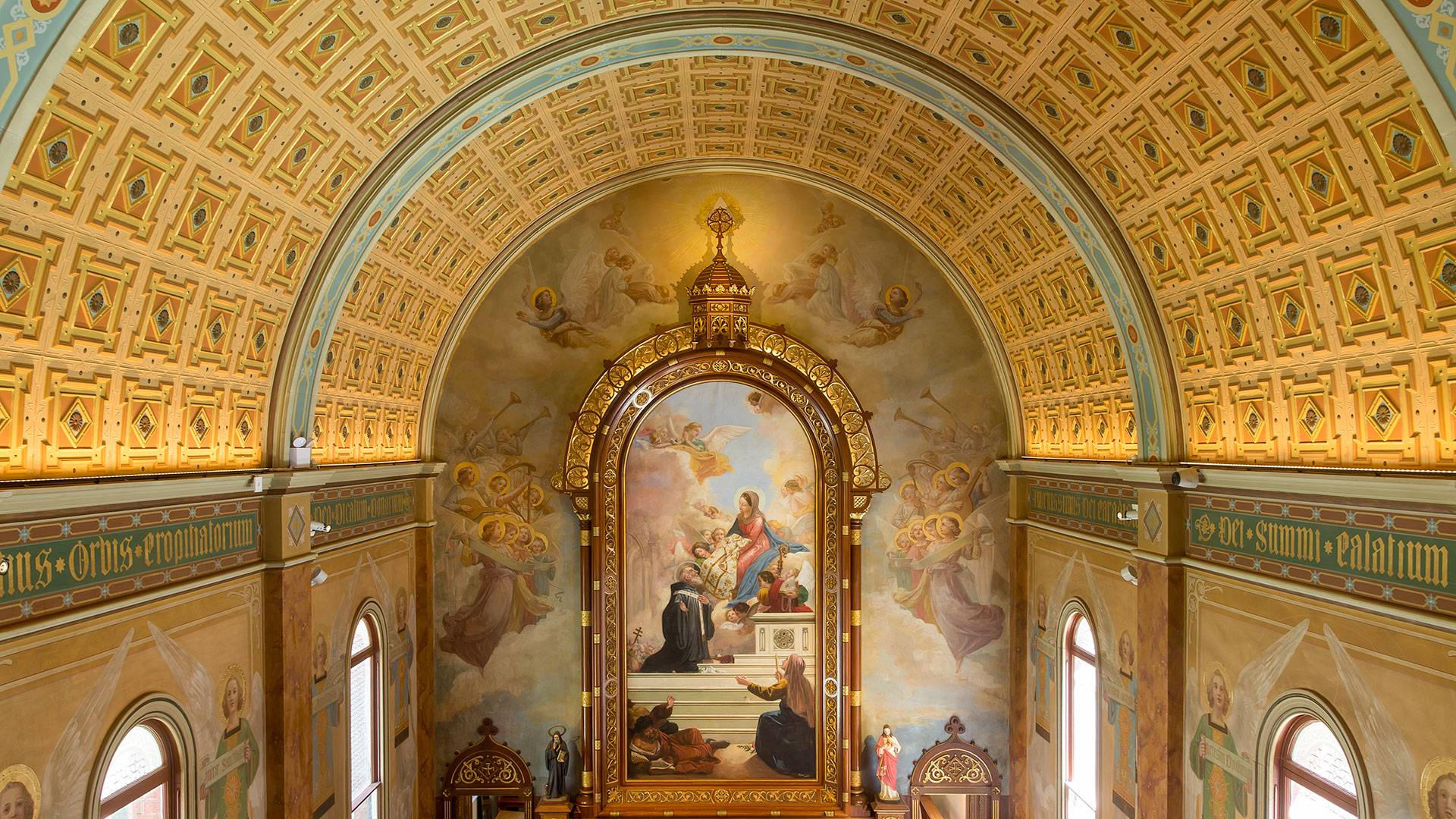 Alto CL Semi-rigid LED strip in application, installed in New Norcia Benedictine Chapels. 