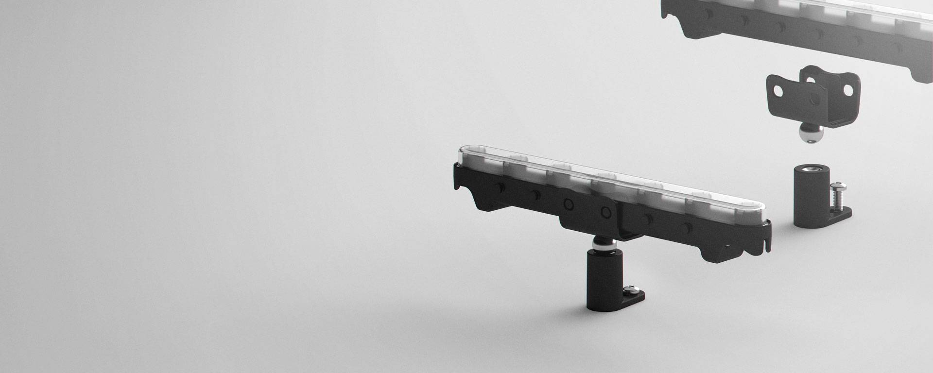 Aduro CL offers fine-tuned positioning in three axes, so light is directed exactly where it’s needed. Pan, tilt and roll to precisely aim each module – it’s effortless with the ball-and-socket mounting clip. 
