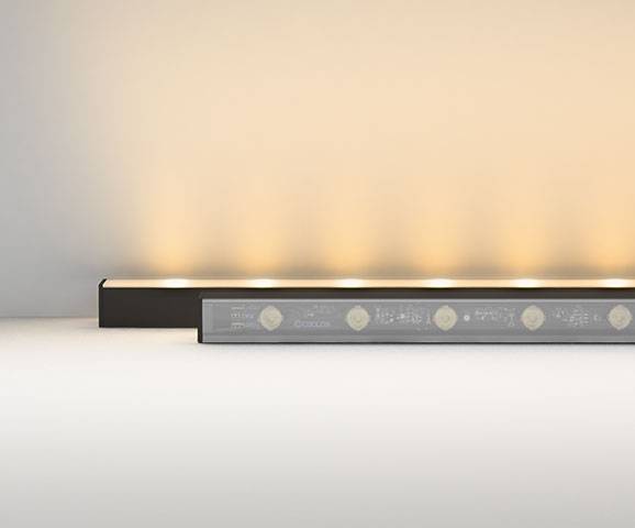 Ultra-compact LED strip with optical controlAn elegant strip with precision optics in a remarkably diminutive 17x17mm profile, Aduro X2 is as clever as it is compact - combining optical control, durability and excellent colour rendering.