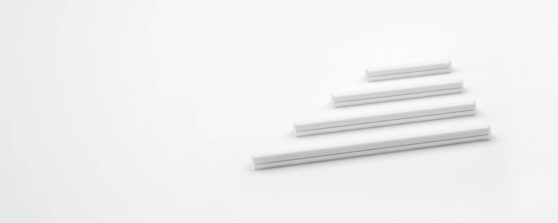 Highly versatile length options allow the user to achieve accurate and adaptable lengths.  Alto can achieve any desired length in 37.5mm increments.