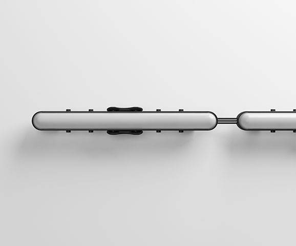 Alto CL offers unprecedented flexibility. Short rigid modules with flexible connectors can be individually turned and twisted to achieve the most detailed designs