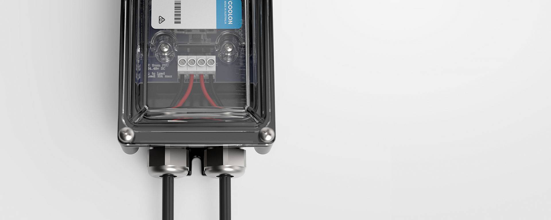 Easy wiring using cable glands and screw terminals, making on-site installations free of specialized tools or crimping.