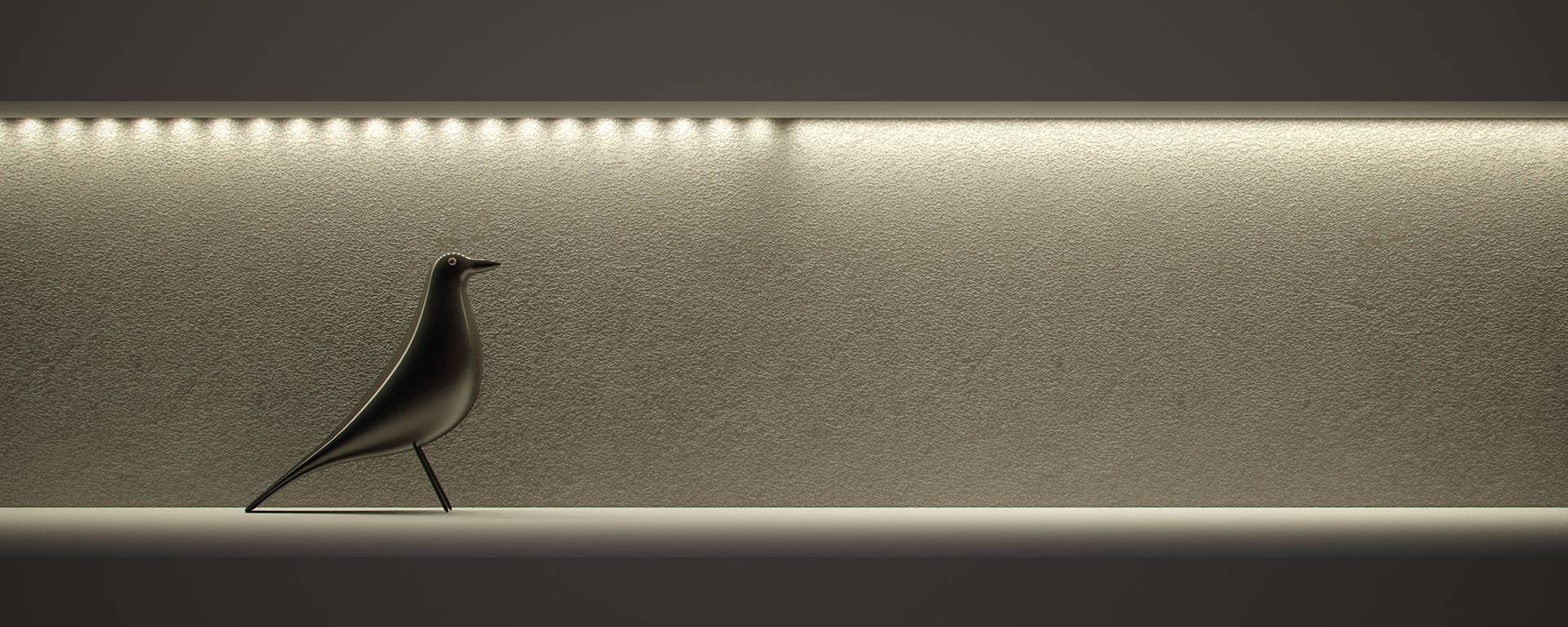 Electro is offered in various configurations, and uniform glow, a completely uniform diffuser with no visible scalloping on the diffuser or the illuminated surface.