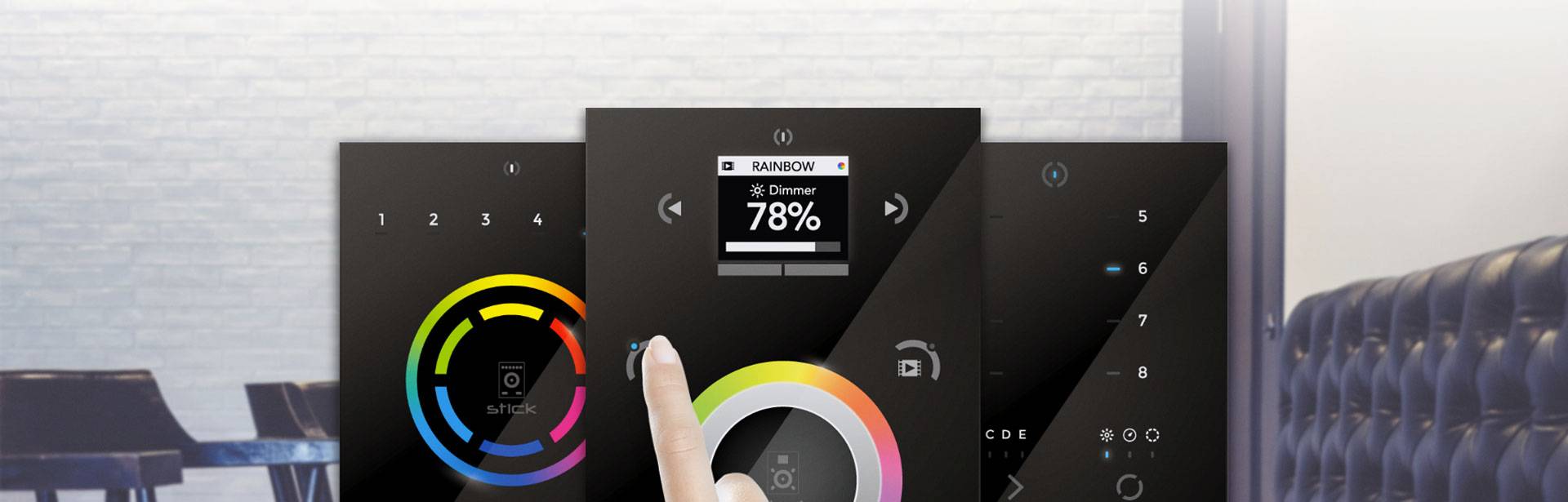 The STICK range has been designed to offer the perfect lighting control solution for any environment.