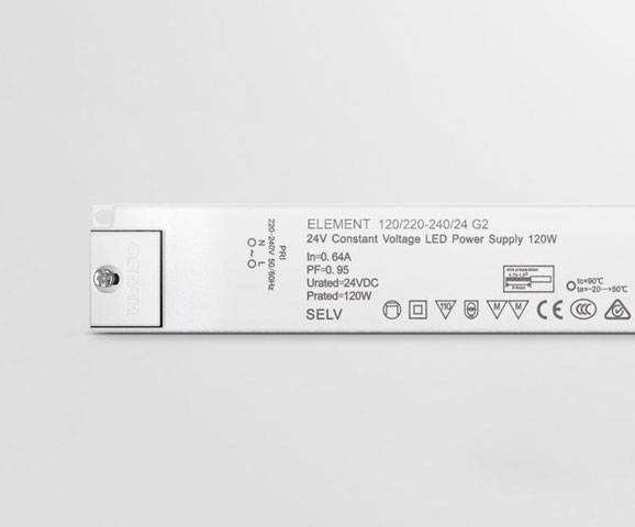 High efficiency (up to 91 %)
Higher quality of light thanks to < 3% output ripple current
Excellent price/performance ratio
Class II design for wide application
3-year warranty