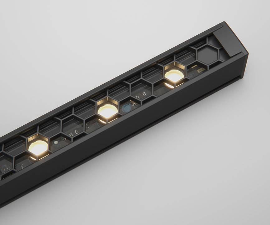 Ratio is our most elegant product that provides inspiring directional light with glare control. Ratio is further enhanced by the availability of 2 wattages (11W and 23W), multiple optics and various lengths.