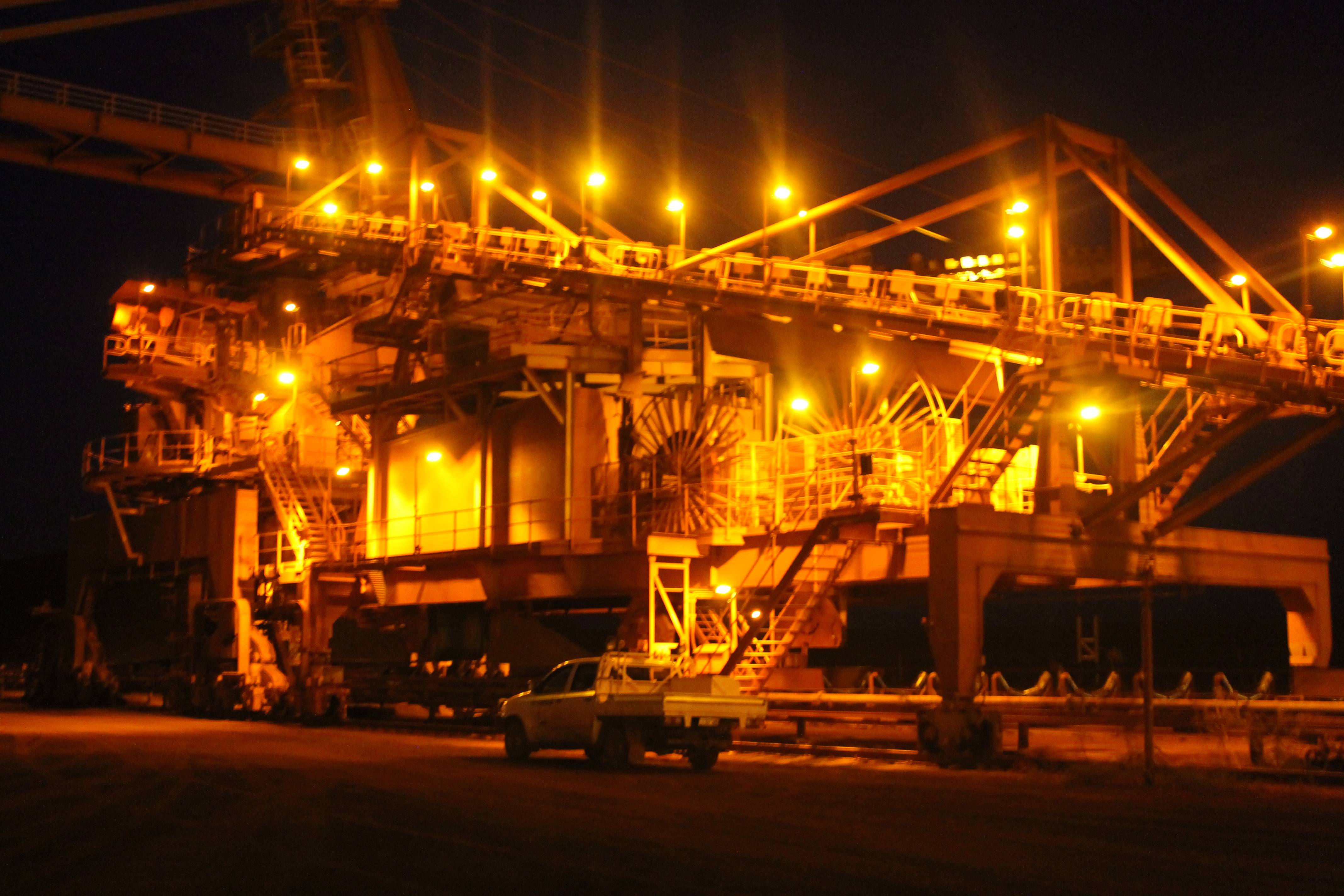 Port Facilities on an Iron Ore Mine in Coastal Pilbara