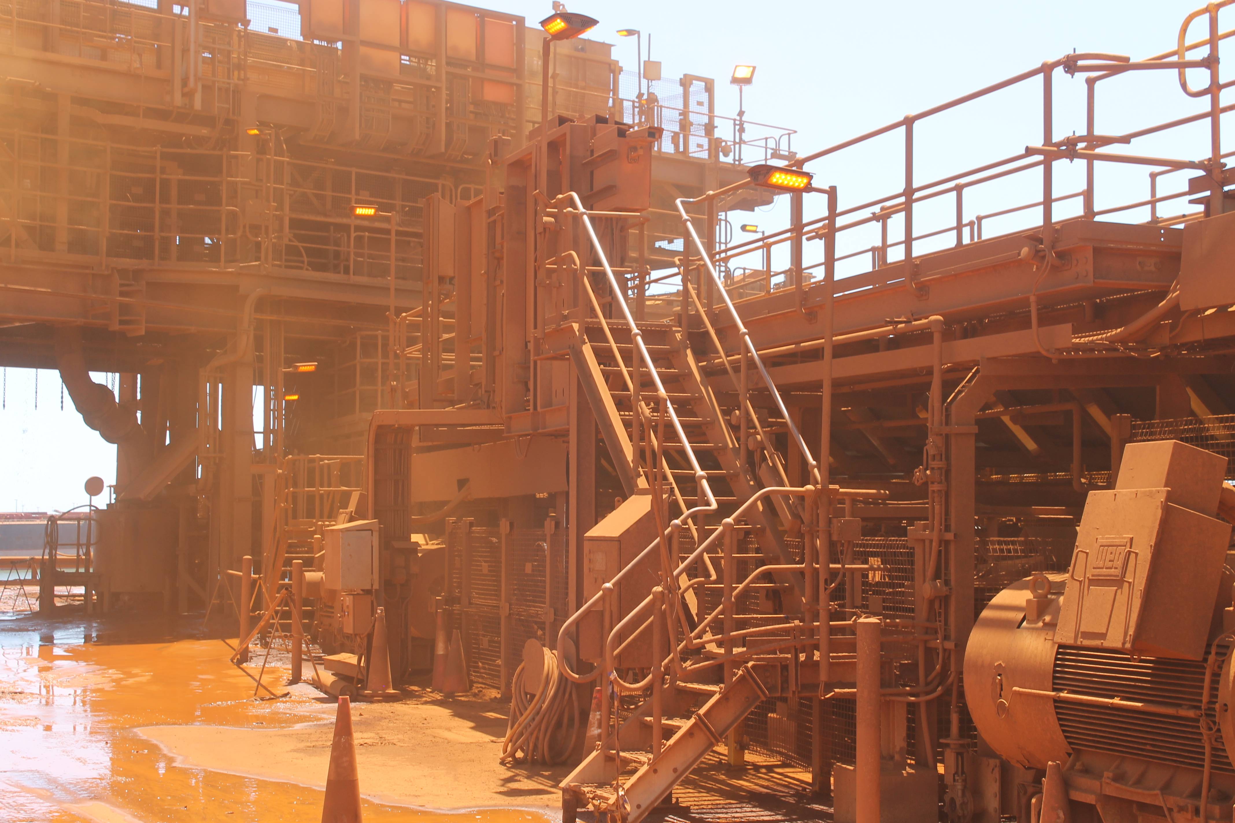 Coolon DLK2 installed on a conveyor in Coastal Pilbara.