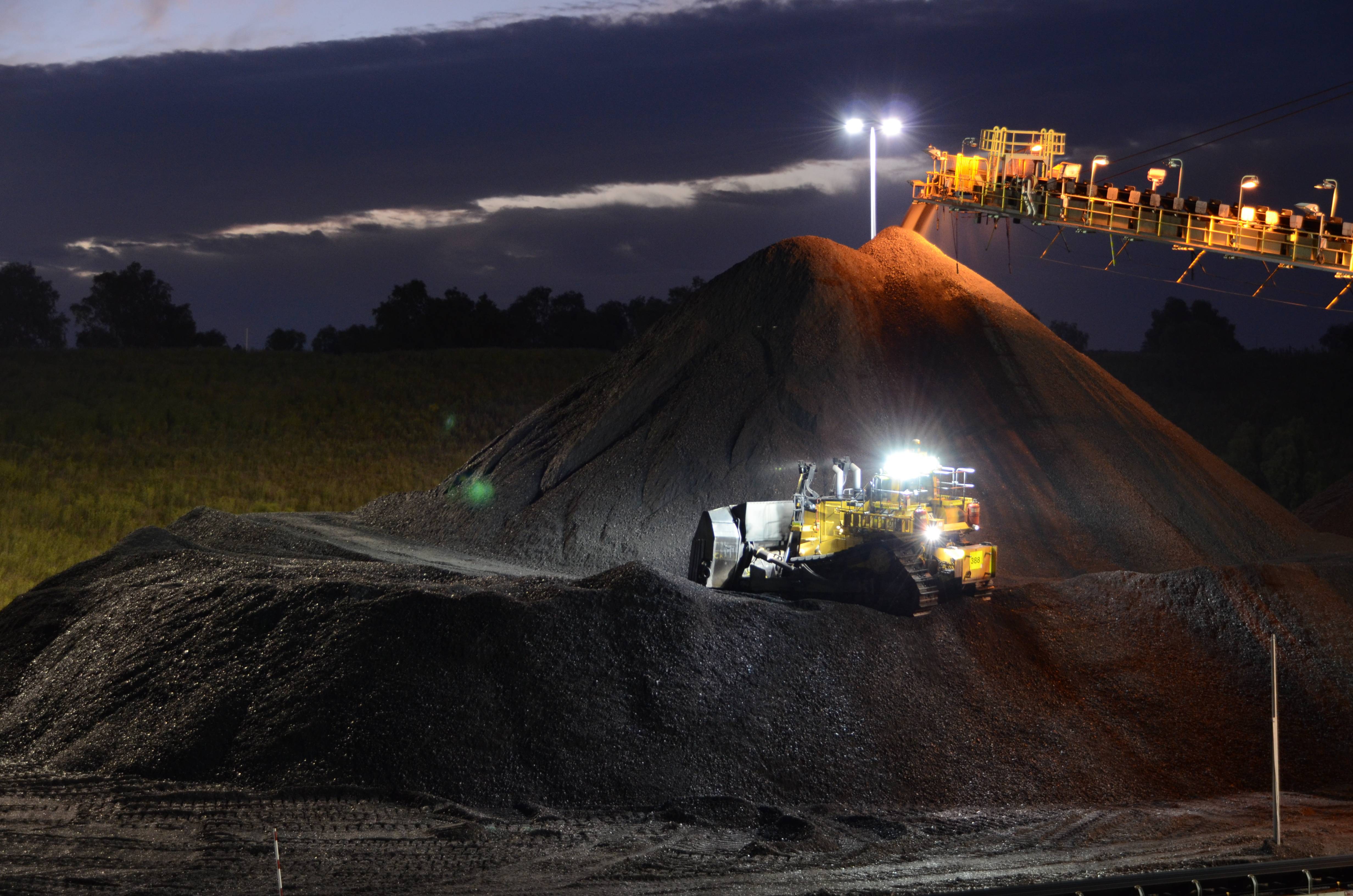 Stockpile in Hunter Region