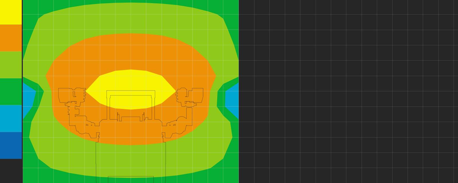 This Lighting Design Simulation Report shows how Coolon CP24 LED Floodlights improve the light output of an Atlas Copco M2D rocket boomer.