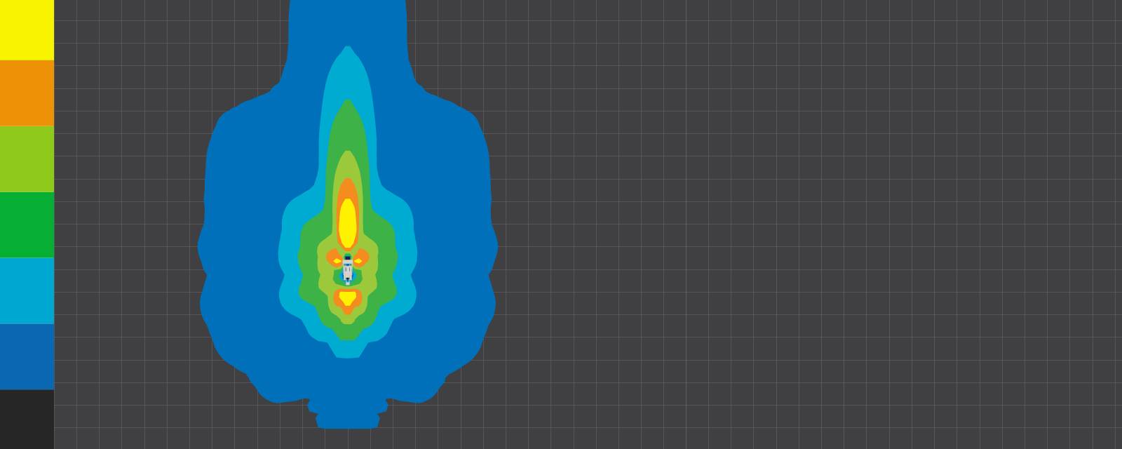 Look through this Lighting Design Simulation Report and explore how Coolon CP9 LED Floodlight improves the light output of a Caterpillar D11T mining bulldozer.