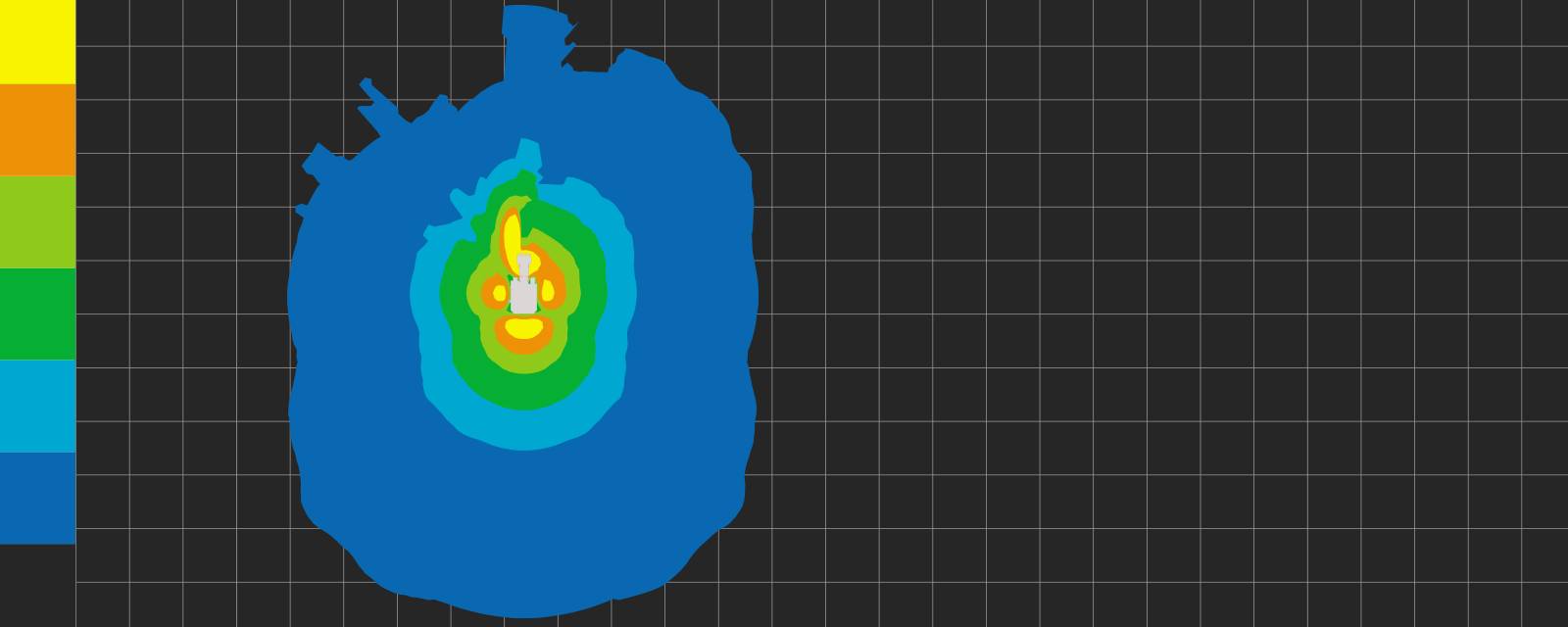 Look through this Lighting Design Simulation Report and explore how Coolon CP56 LED Floodlight improves the light output of a Hitachi EX5500 mining excavator.
