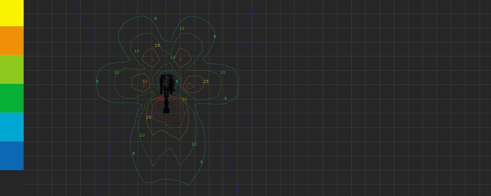 This Lighting Design Simulation Report was made by Coolon to highlight how CP24 LED Floodlight improves the light output of a Liebherr R9400 mining excavator