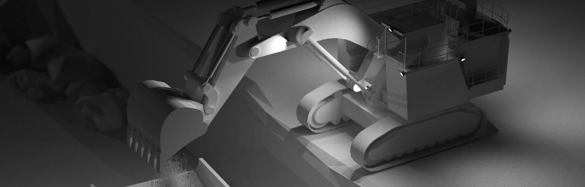This Lighting Design Simulation Report highlights how the light output of a Komatsu PC4000 hydraulic excavator can be drastically improved with a CP24 LED Floodlight.