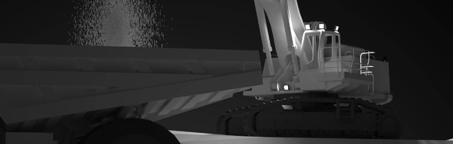 This Lighting Design Simulation Report was made to highlight how the light output of a Liebherr R984 mining excavator can be improved with the help of CP9 LED Floodlight