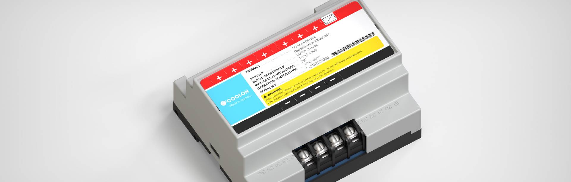 Eliminate spikes / transients when connecting multiple luminaires to a single DC supply line.