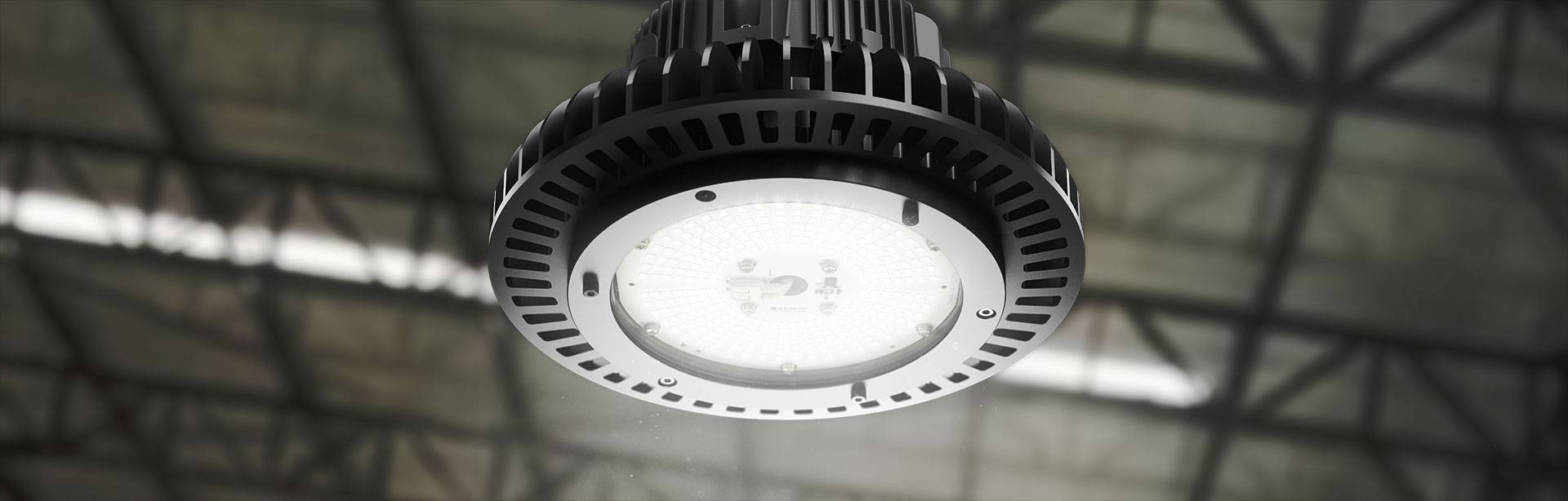 The AZIZ LIGHT™ is an extremely robust industrial LED high bay luminaire that has superior performance due to its tempered glass lens and cold-forged pure aluminium body. Perfect for the processing plant and warehouse applications.