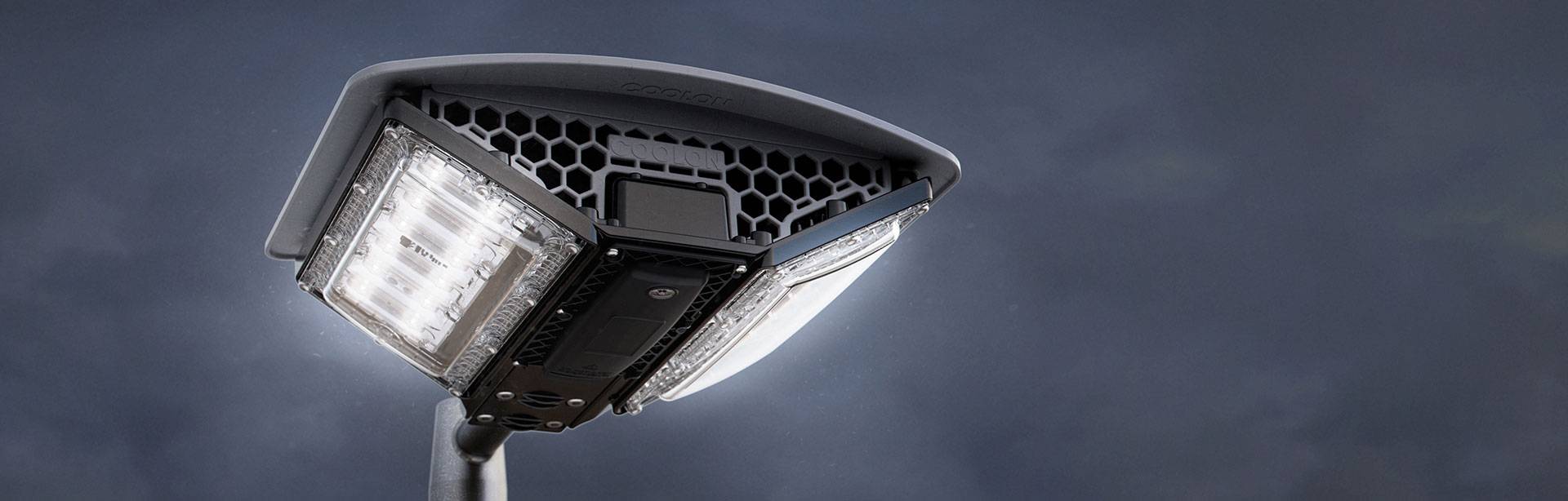 DLK LED conveyor / area light for mining and industrial applications, close up view