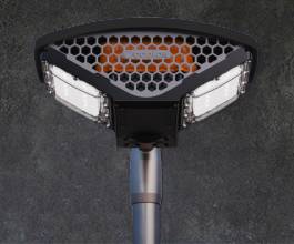 DLK2 offers the most robust and energy-efficient way of illuminating industrial conveyors, platforms and walkways. Close up on the luminaire.