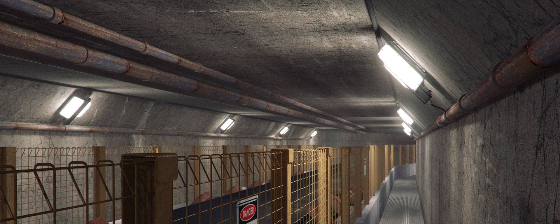 The Ex Tunnel Ray is the perfect choice of luminaire for applications that require:

Energy Efficiency
Glare Free High Quality White Light
High Colour Rendering Index
No Stroboscopic Effect