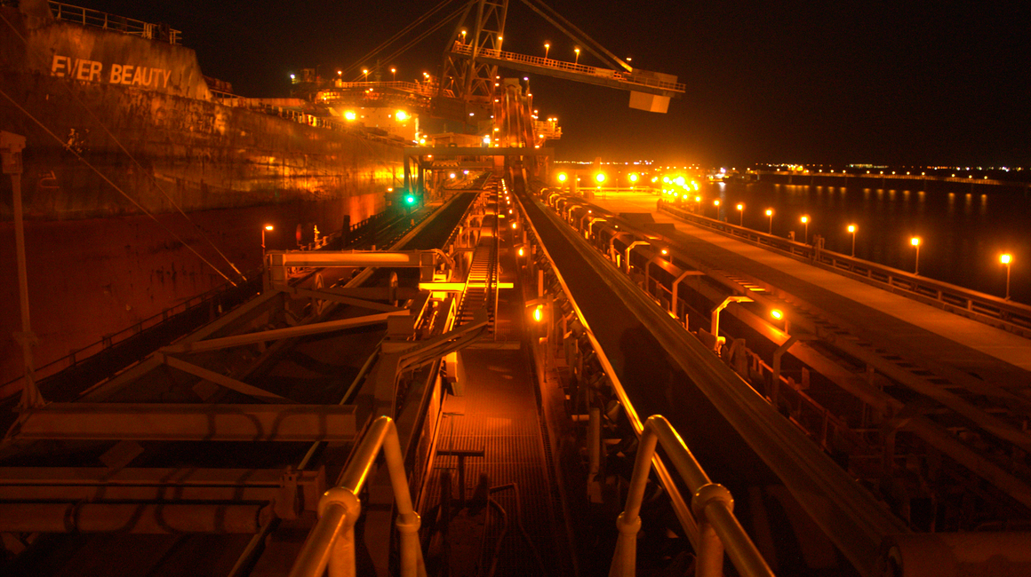 Iluminación del puerto de Pilbara 